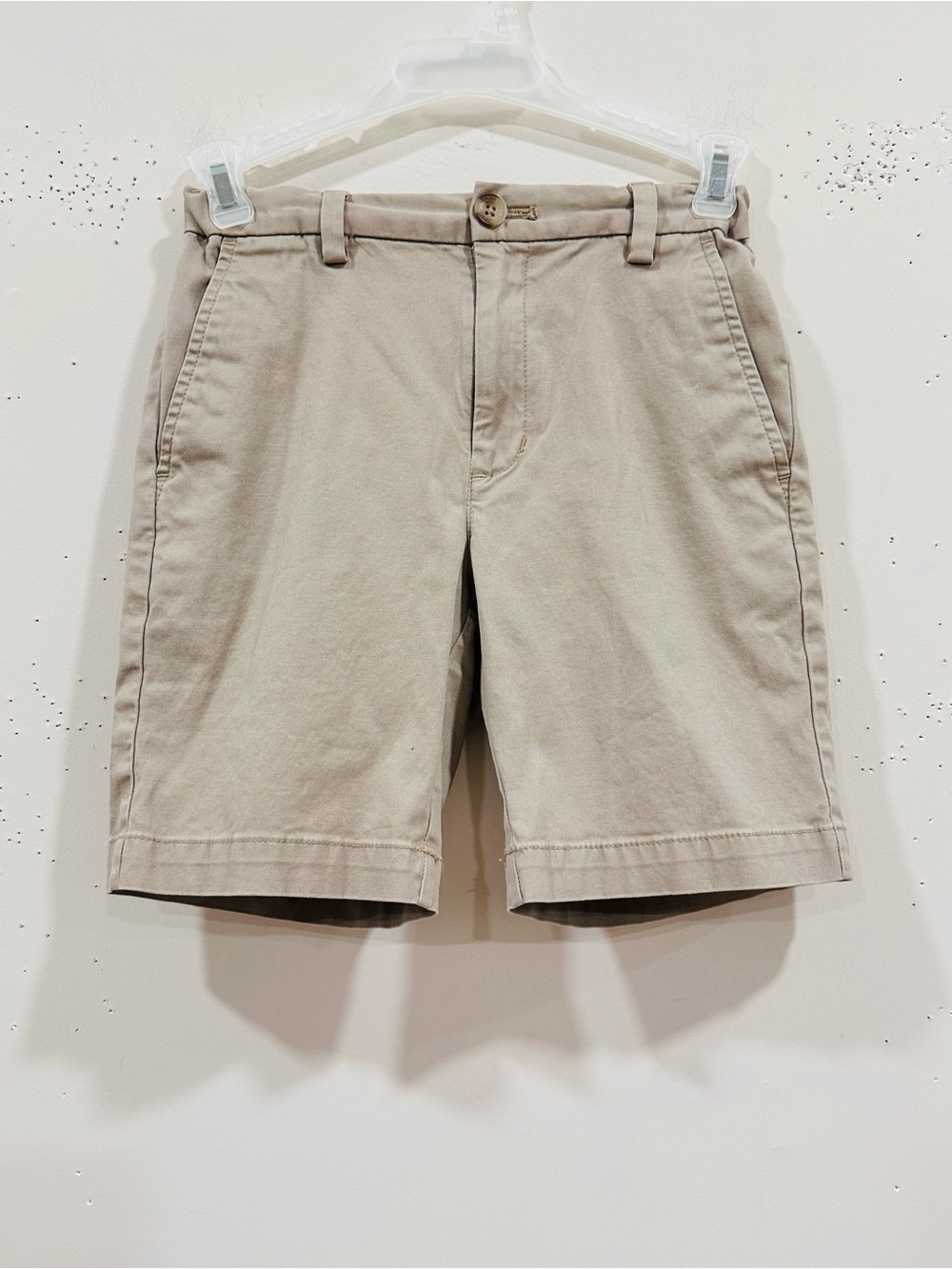 Vineyard Vines Performance Shorts Boys 8 Khaki Tan Chino Adjustable Waist